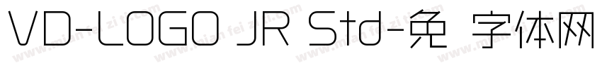 VD-LOGO JR Std字体转换